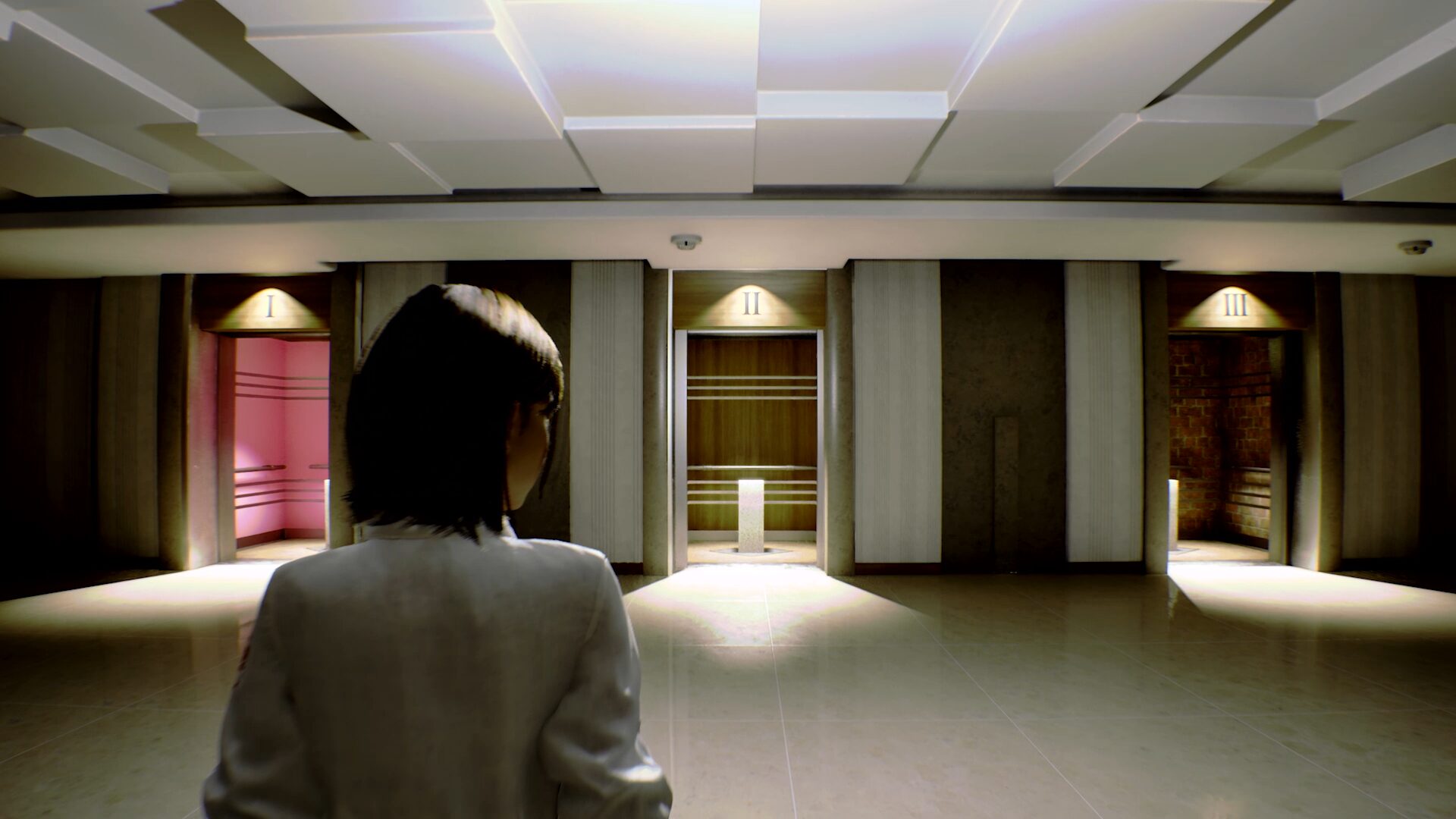 UN:Me showing a mental corridor with several doors in the official trailer